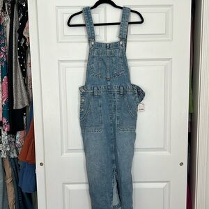 Free People Denim Overalls XS